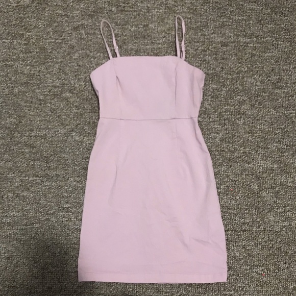 Pink mini form fitting dress - Picture 1 of 2